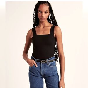 Abercrombie square neck bodysuit